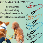 Pinakamurangstore Pet Dog Double Leash